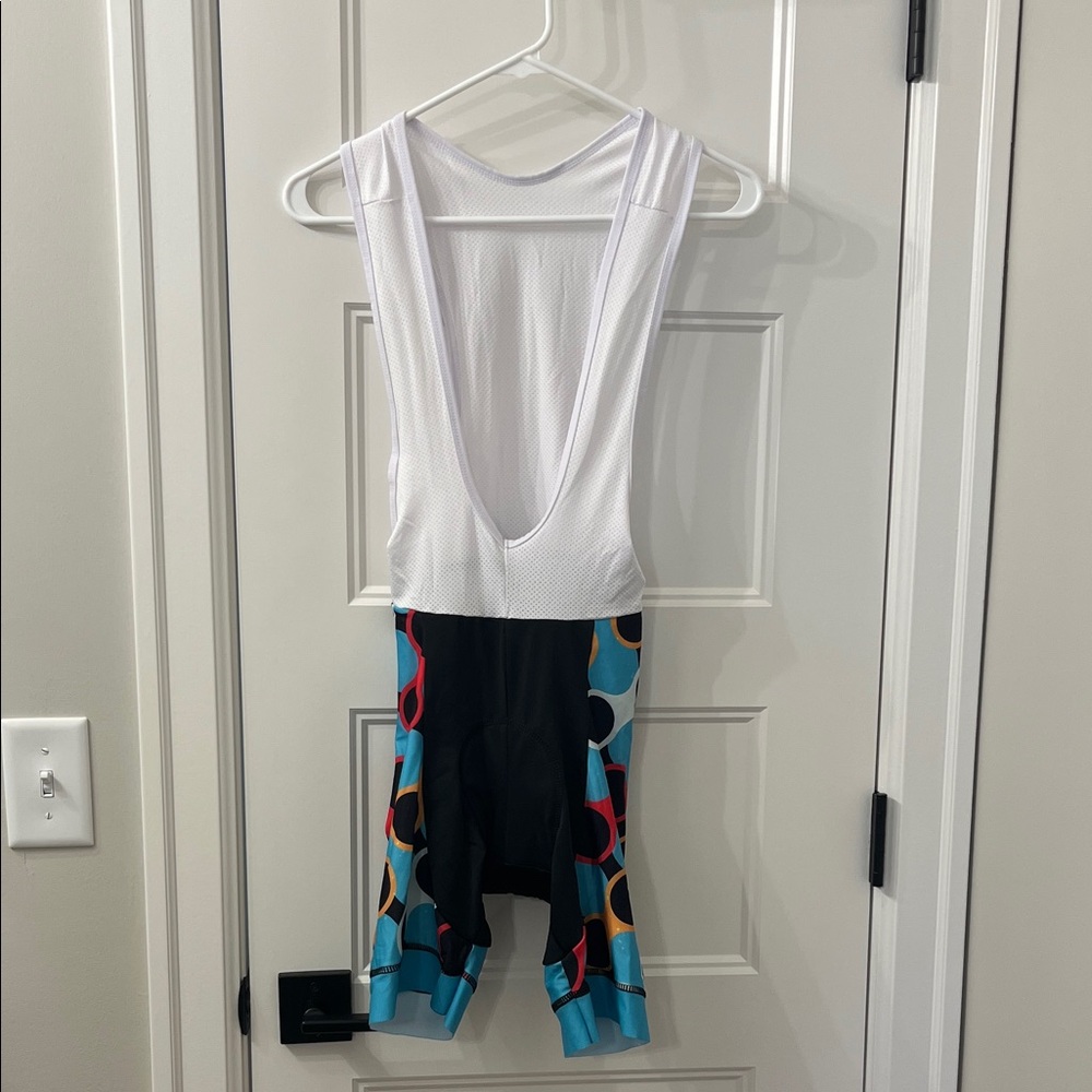 NEVER WORN Colorful Women's Cycling Bib Shorts